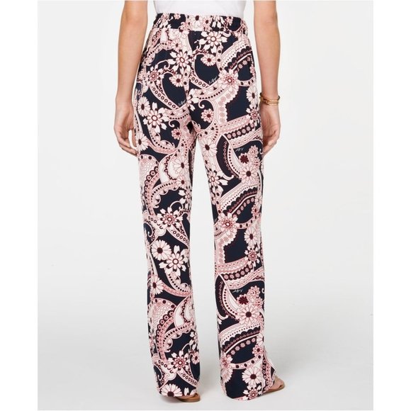 TOMMY HILFIGER Navy Printed Lounge Pants Size M - Picture 2 of 3